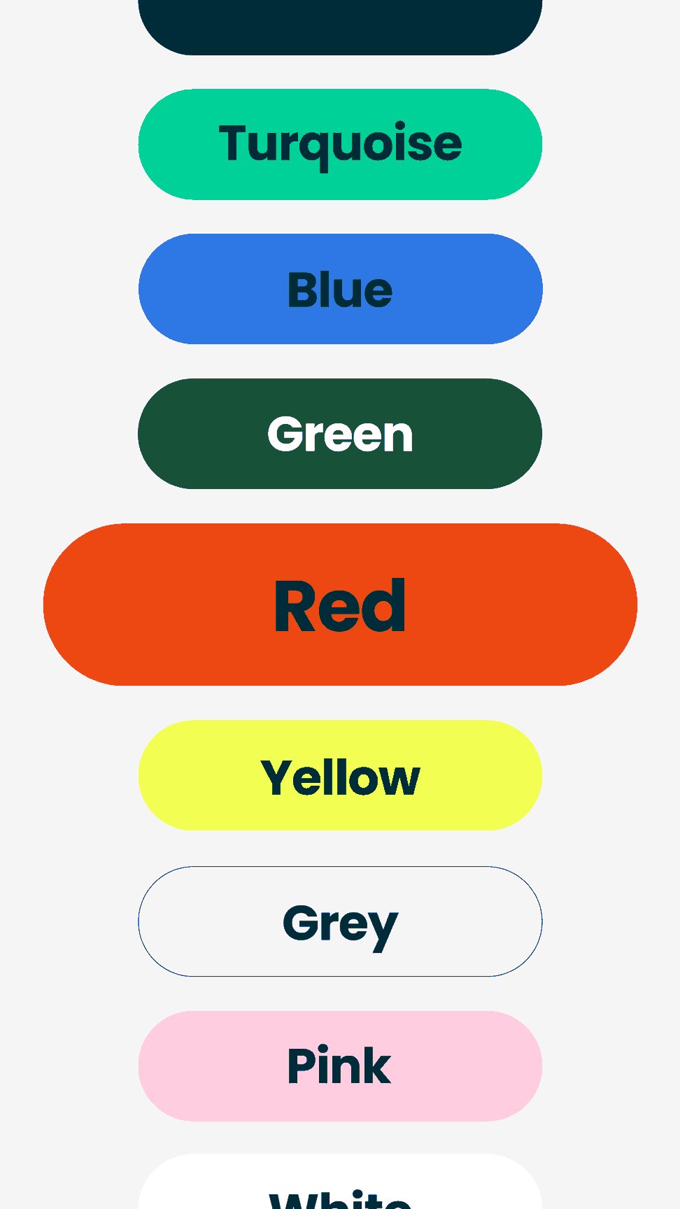 wonderland comms animation showing all the colours of the brand